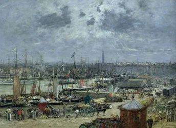 Přístav v Bordeaux, 1874